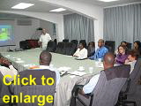 TASStLucia.com founder speaking to a seminar in St. Lucia